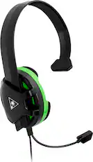 Front. Turtle Beach - Recon Chat Headset for Xbox One and Xbox Series X|S - Black/Green.