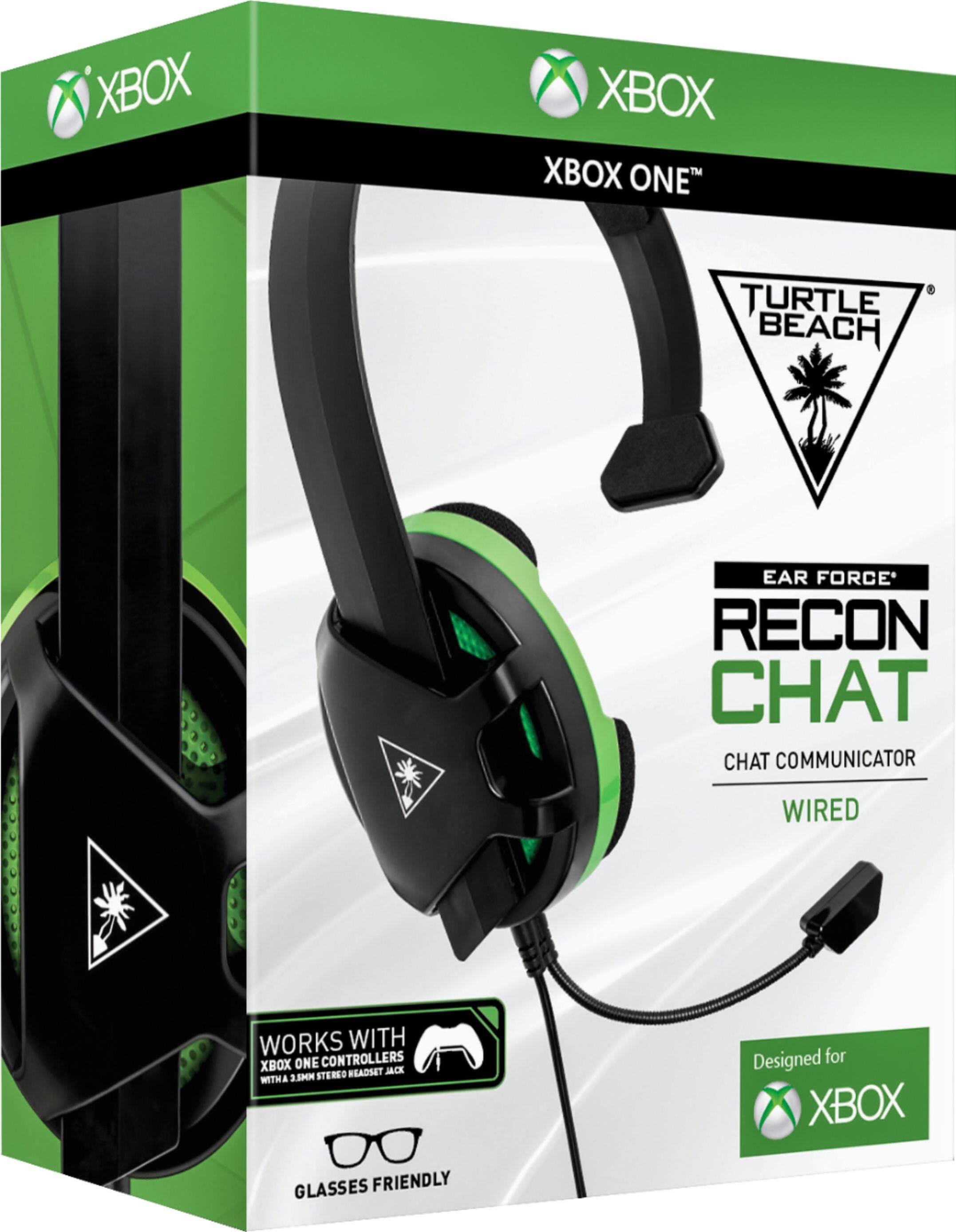 Alt View 13. Turtle Beach - Recon Chat Headset for Xbox One and Xbox Series X|S - Black/Green.