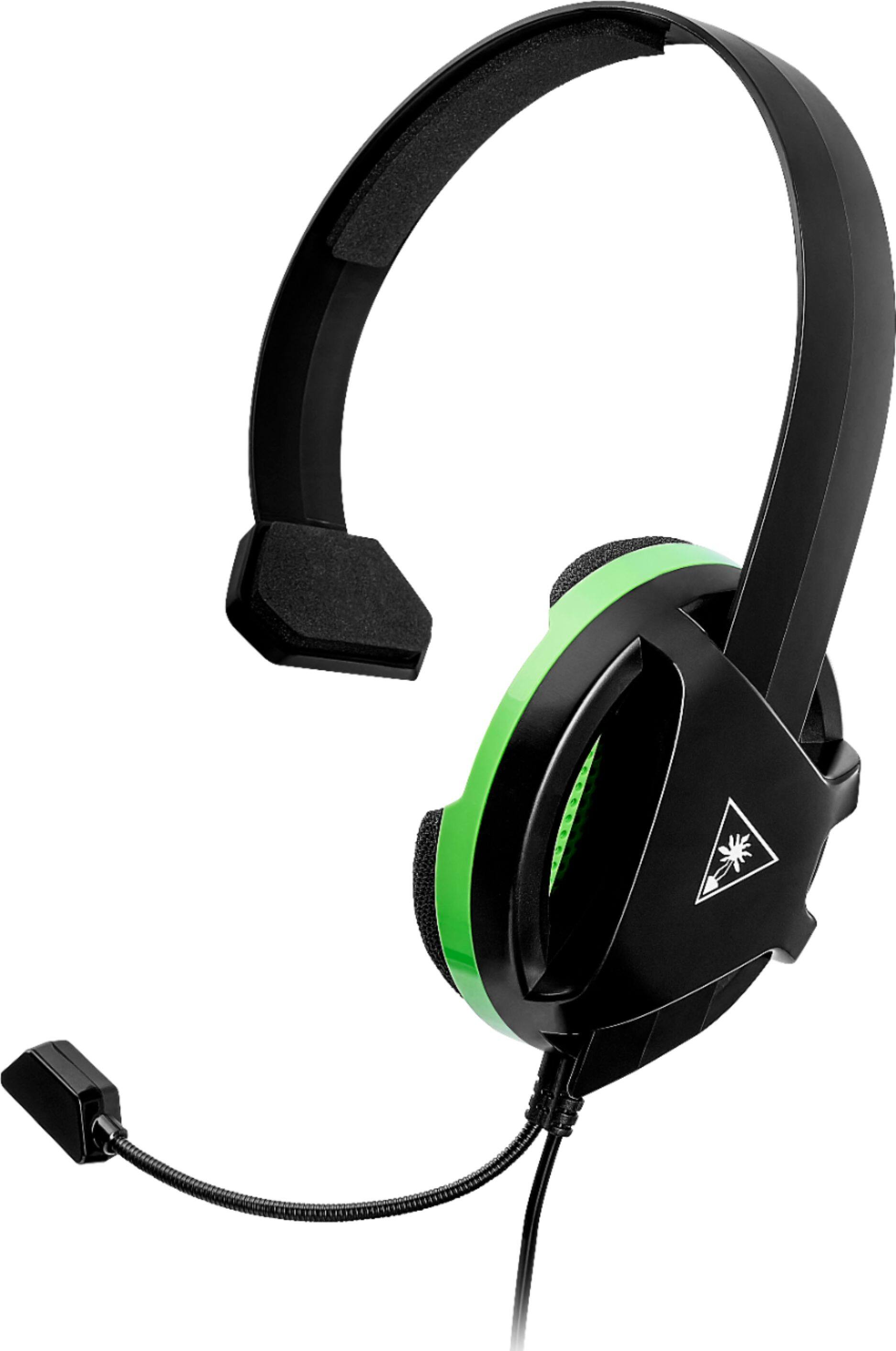 Left. Turtle Beach - Recon Chat Headset for Xbox One and Xbox Series X|S - Black/Green.
