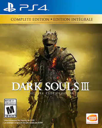 Front. BANDAI NAMCO Entertainment - Dark Souls III: The Fire Fades Edition. - M (Mature 17+)