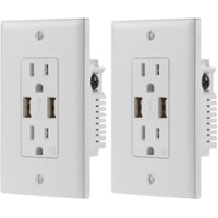 2-Pack Dynex DX-HW24A182P 2.4A USB Wall Outlet