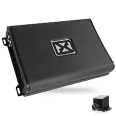 Front. NVX - VAD8402 v2 2-Channel Class D Amplifier 1680W Peak, 840W RMS, 2/4-ohm Stable, Bass Boost, for Car/Marine/UTV/Motorcycle.