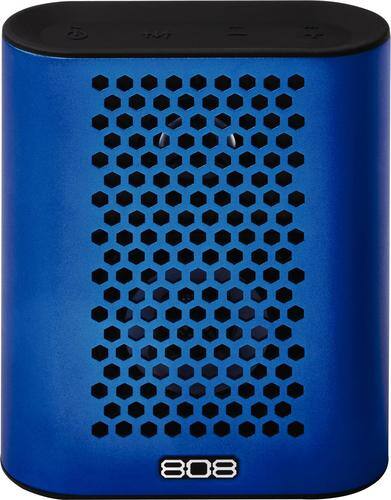 808 - HEXTLS Portable Bluetooth Speaker - Blue - Angle