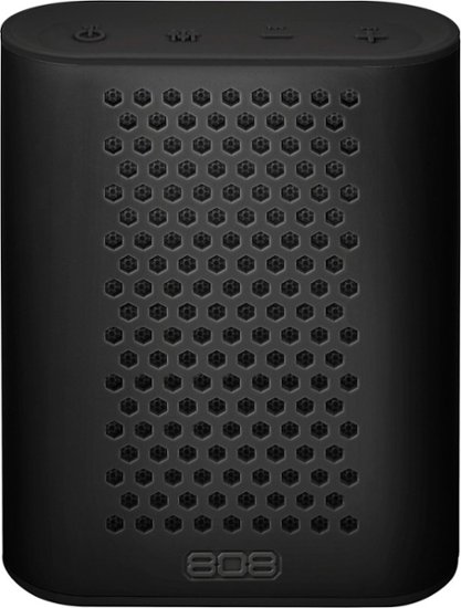 808 - TLS H2O Portable Bluetooth Speaker - Black - Angle Zoom
