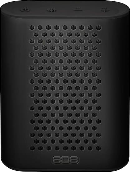 808 - TLS H2O Portable Bluetooth Speaker - Black - Angle Zoom