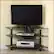 Alt View 1. Walker Edison - Corner TV Stand for TVs Up to 48" - Black.