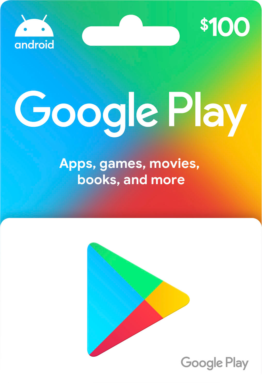 Google Play 100 Gift Card Google Play 2017 100 Best Buy