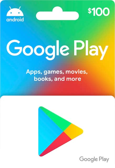 Google Play 100 Gift Card Google Play 17 100 Best Buy