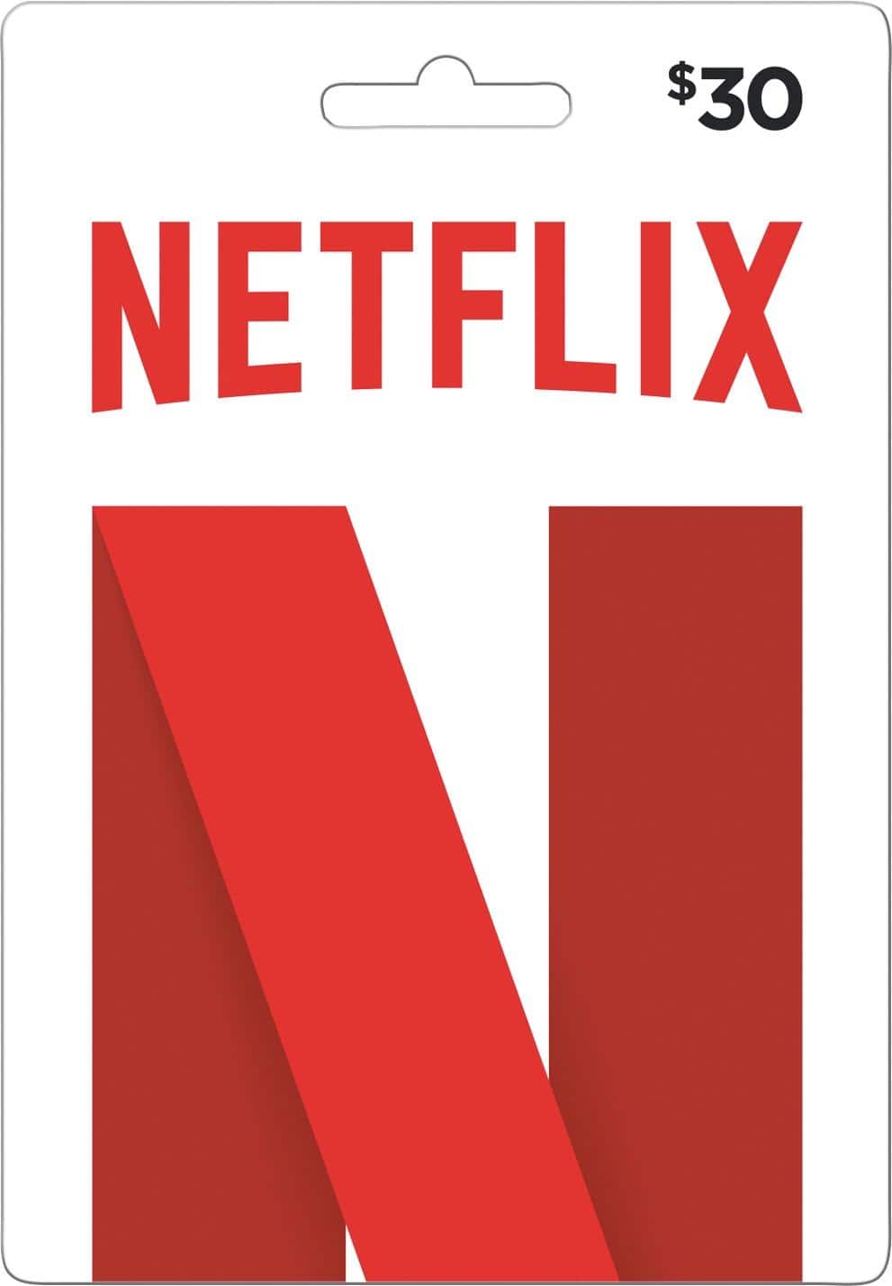 Front. Netflix - $30 Gift Card.