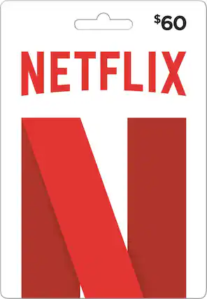 Front. Netflix - $60 Gift Card.