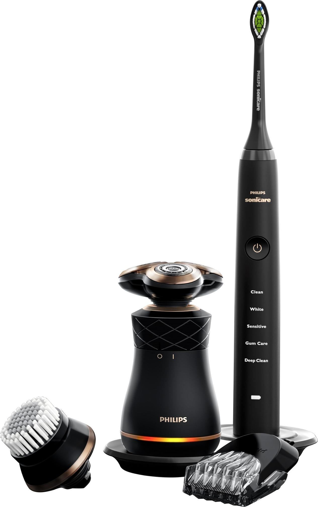 Andrew Halliday koppeling Ver weg Best Buy: Philips Sonicare Premium Men's Care Kit Special Edition Shaver  and Toothbrush Magic black ultra matte S8880/88