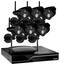 Defender - Pro 8-Channel, 6-Camera Indoor/Outdoor Wireless Security System - Black-Front_Standard
