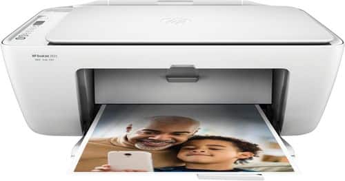 HP - DeskJet 2655 Wireless All-In-One Printer - White - Larger Front