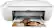 Front. HP - DeskJet 2655 Wireless All-In-One Inkjet Printer - White.