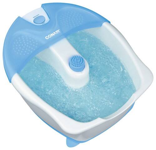 Angle. Conair - Foot Bath - White/Blue.