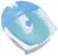Angle. Conair - Foot Bath - White/Blue.