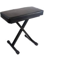 Reprize Accessories - Deluxe Keyboard Bench - Black - Angle_Zoom
