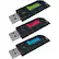 Front. EMTEC - C450 Slide 16GB USB 2.0 Flash Drives (3-Pack) - Black.