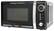 Front. Nostalgia Electrics - Retro Series 0.7 Cu. Ft. Compact Microwave - Black.