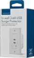 Alt View Zoom 12. Insignia™ - In-wall 3.6A Surge Protected USB Hub - White.
