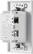 Alt View 12. Insignia™ - 4.8A 4-Port USB Charger Wall Outlet - White.