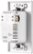 Alt View 11. Insignia™ - 2 Outlet In-Wall 1080 Joules Surge Protector - White.