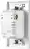 Alt View 11. Insignia™ - 2 Outlet In-Wall 1080 Joules Surge Protector - White.