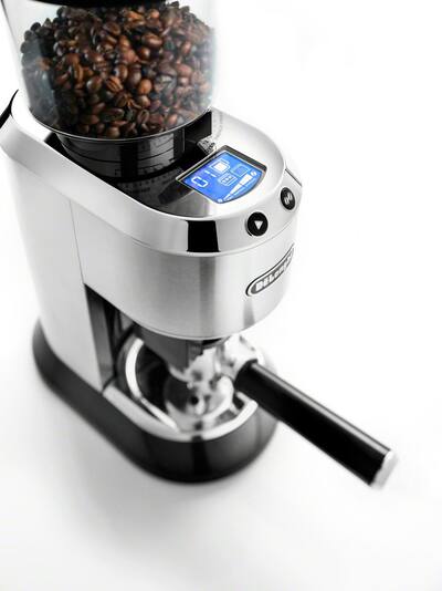 De'Longhi Dedica 14 Cup Coffee Grinder Stainless Steel KG521M De'Longhi Dedica 14 Cup Coffee Grinder Stainless Steel KG521M