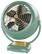Front. Vornado - Vintage Air Circulator Fan - Green.