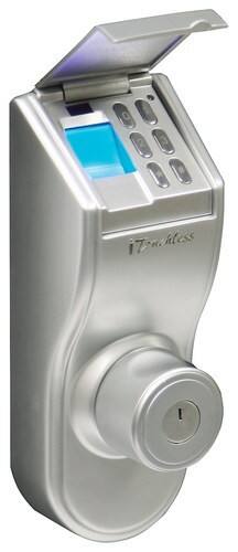 iTouchless - Bio-Matic Deadbolt Fingerprint Door Lock-Front_Standard 