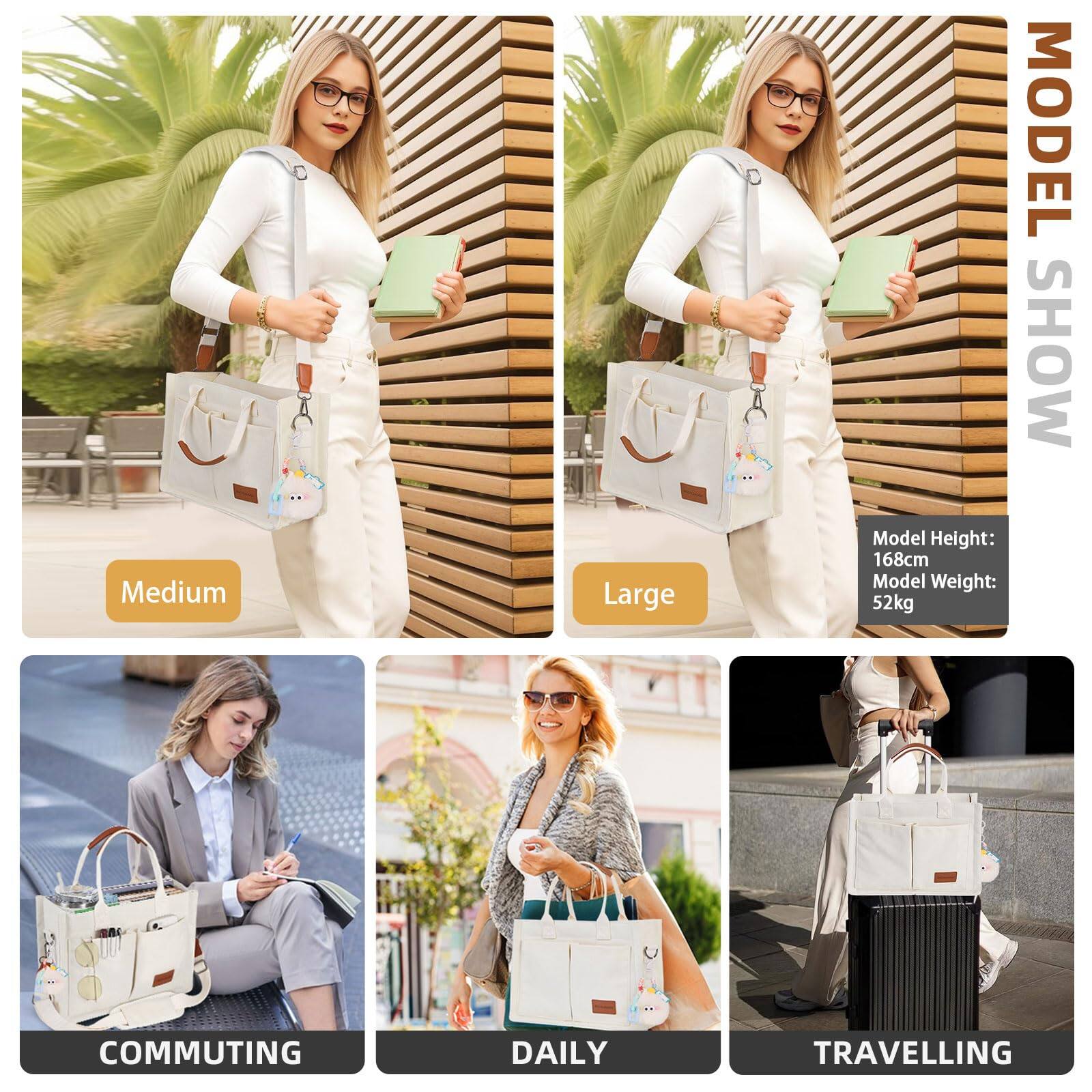 **Model Show**

- **Model Height:** 168cm
- **Model Weight:** 52kg

**Medium**  
**Large**

**Commuting**  
**Daily**  
**Travelling**