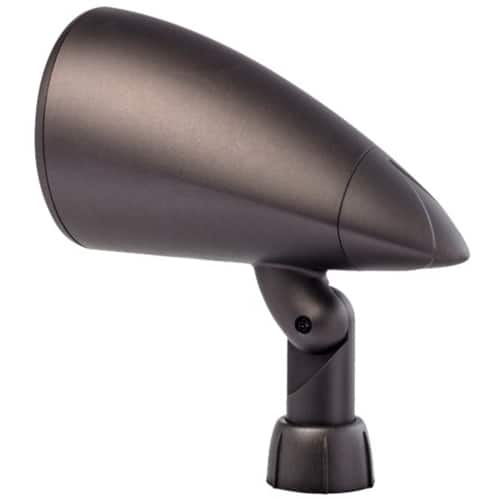 Back. MartinLogan - Outdoor Living 4" 60-Watt Passive 2-Way Outdoor Speaker (Each) - Dark bronze.