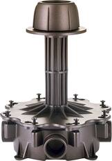 Front. MartinLogan - Burial Conduit Box - Dark Bronze.