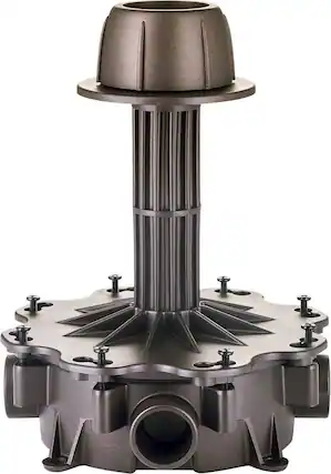 Front. MartinLogan - Burial Conduit Box - Dark Bronze.