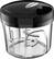 Angle. Cuisinart - Manual Mini Food Processor - Black/stainless.