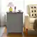 Alt View 12. Costway - Nightstand with Drawer Accent Side End Table Storage Cabinet - Gray.