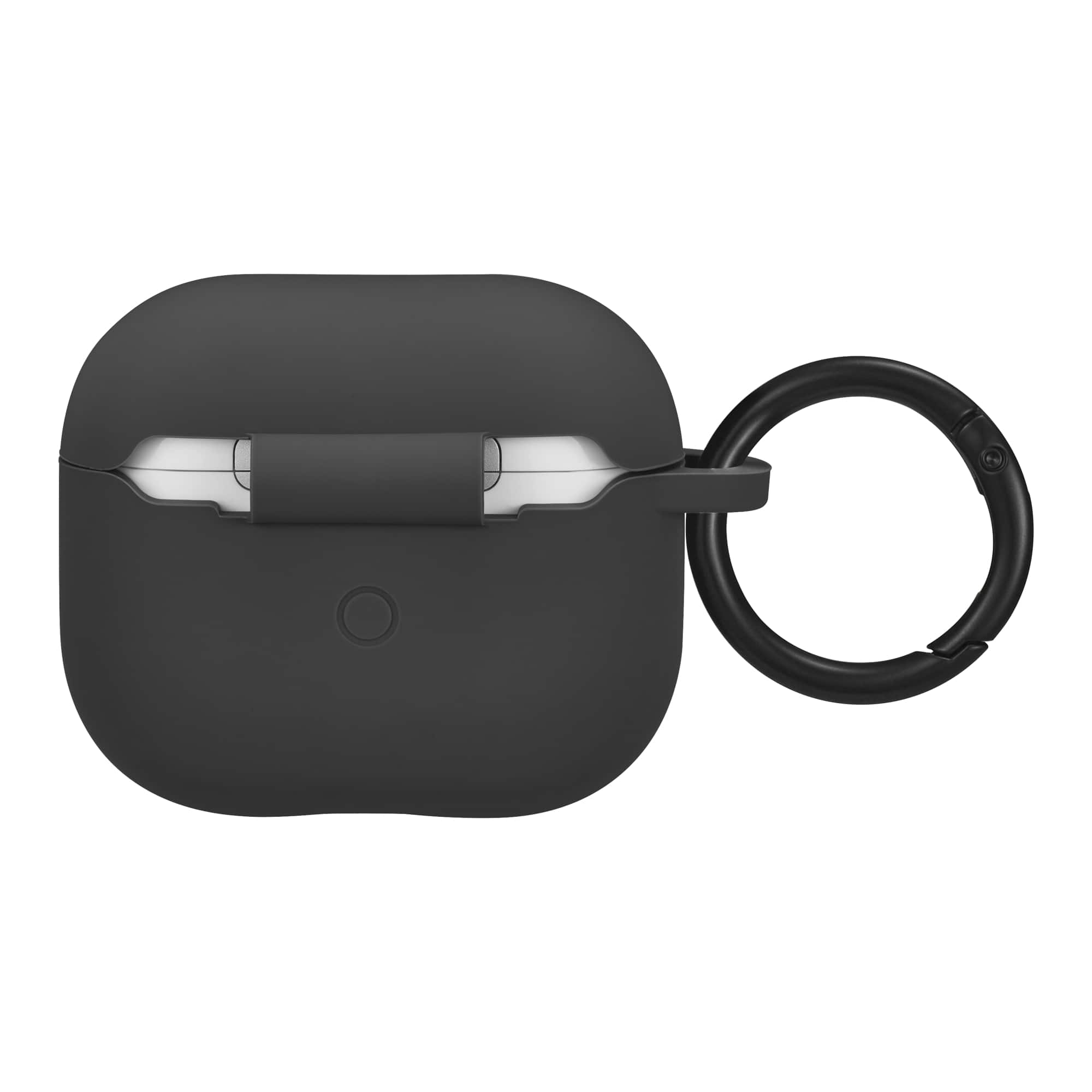 Alt View 13. Best Buy essentials™ - Silicone Case for Apple AirPods 3rd Generation - Black.