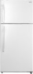 Front. Insignia™ - 18.1 Cu. Ft. Top-Freezer Refrigerator - White.
