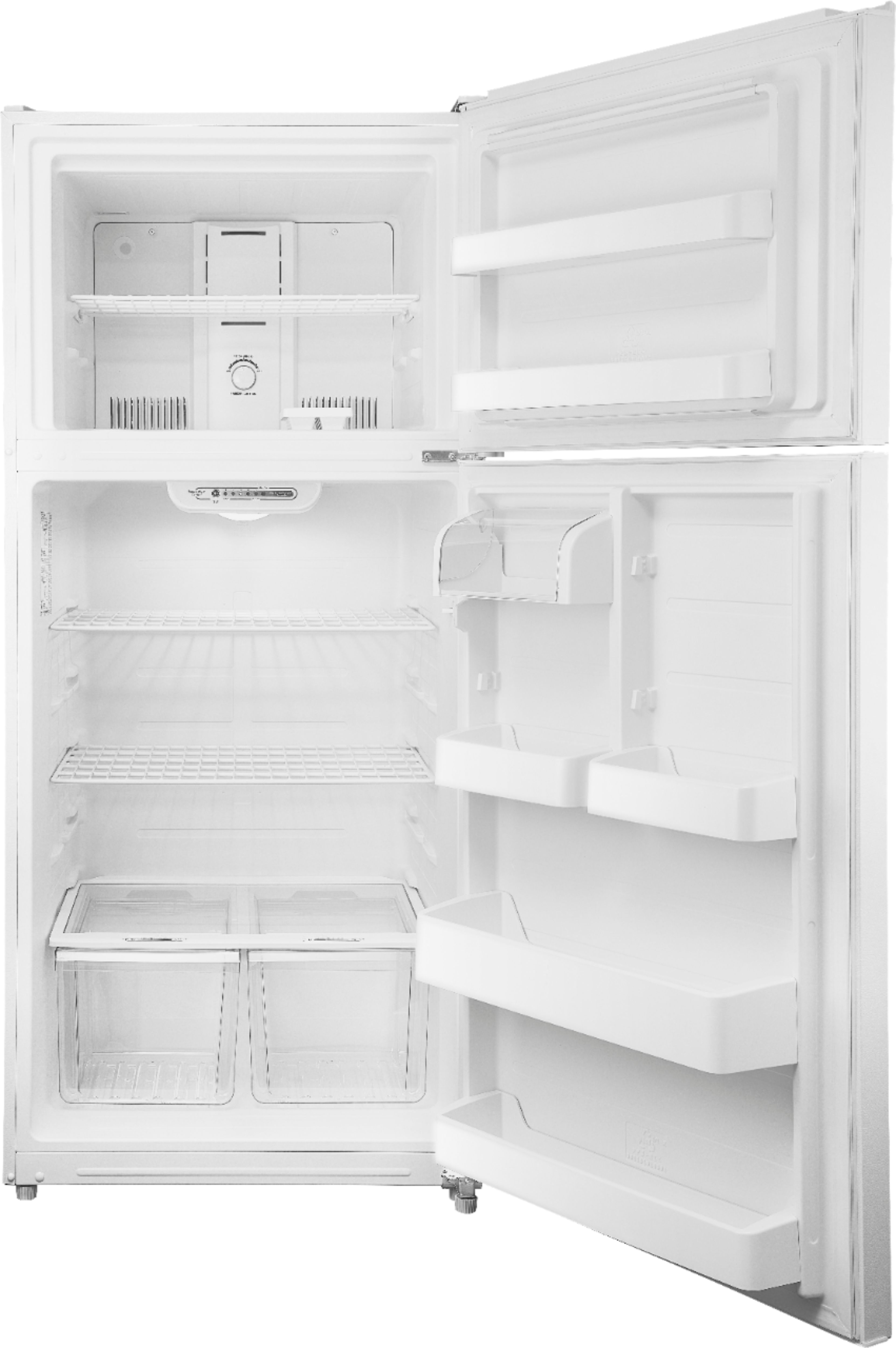 Insignia™ 18.1 Cu. Ft. Top-Freezer Refrigerator White NS  - Best Buy