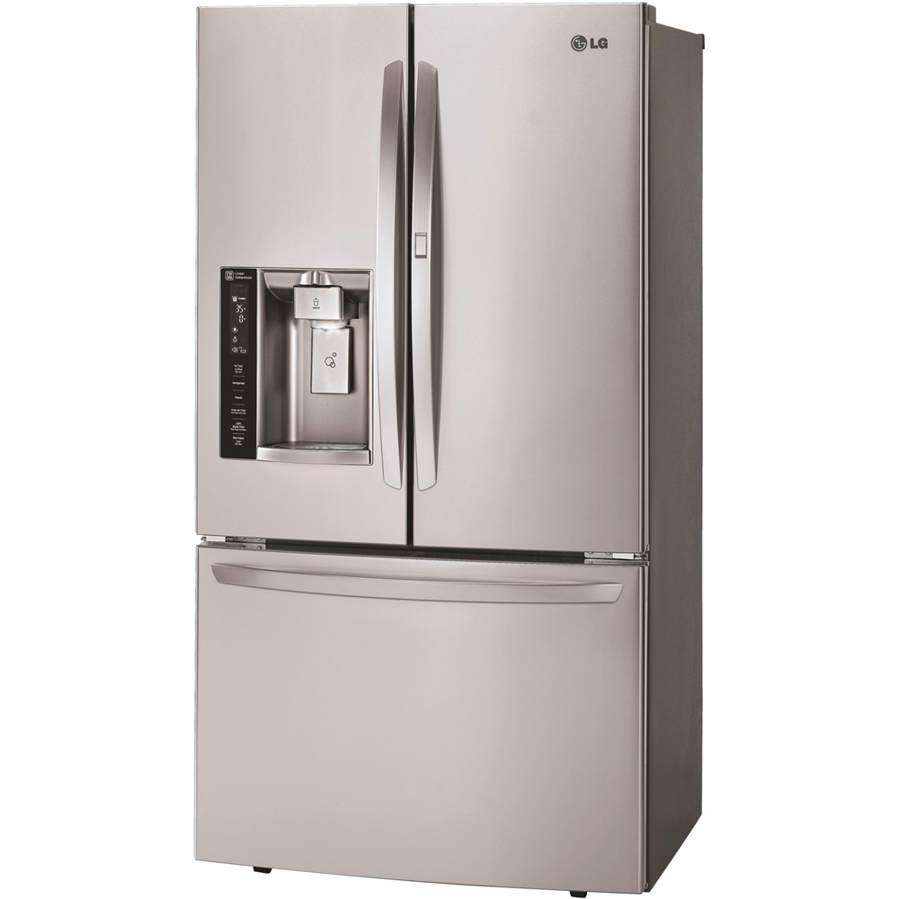  LG - 26.6 Cu. Ft. French Door Refrigerator - Stainless Steel