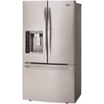 Alt View Zoom 11. LG - 26.6 Cu. Ft. French Door Refrigerator - Stainless Steel.