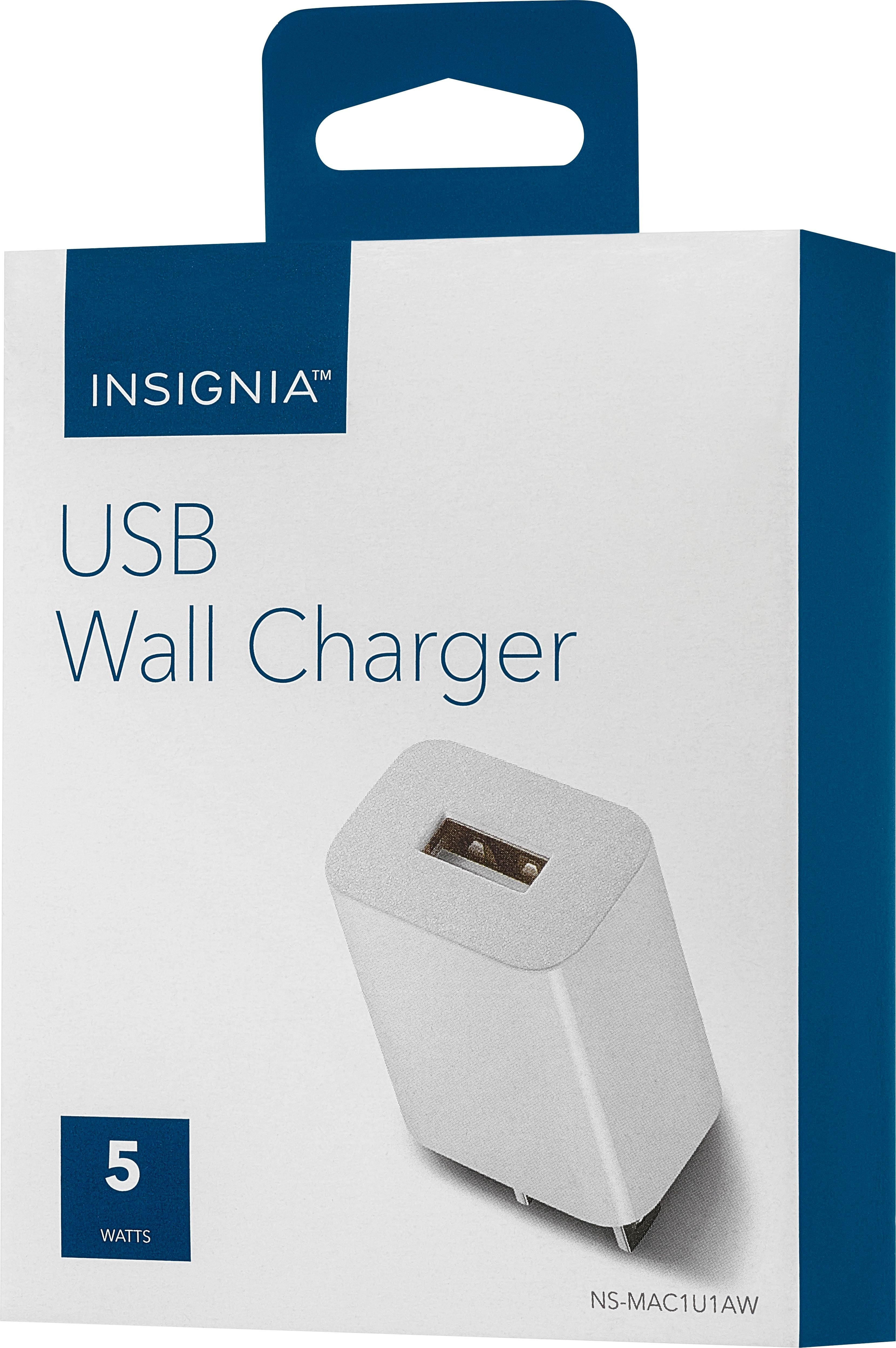 Alt View 13. Insignia™ - Wall Charger - White.