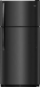 Frigidaire - 18.1 Cu. Ft. Top-Freezer Refrigerator - Black - Front_Standard