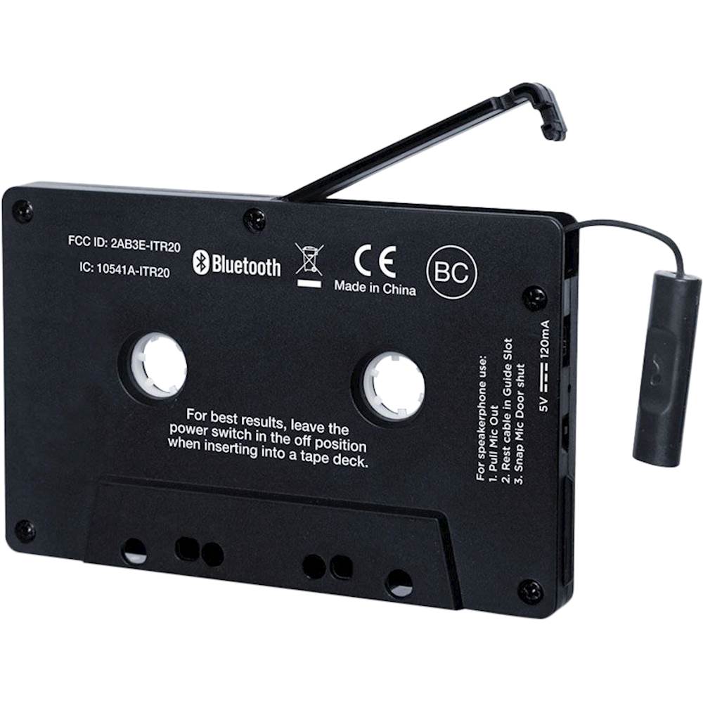 Best Buy: ION Audio Bluetooth Cassette Adapter Black 61194676000