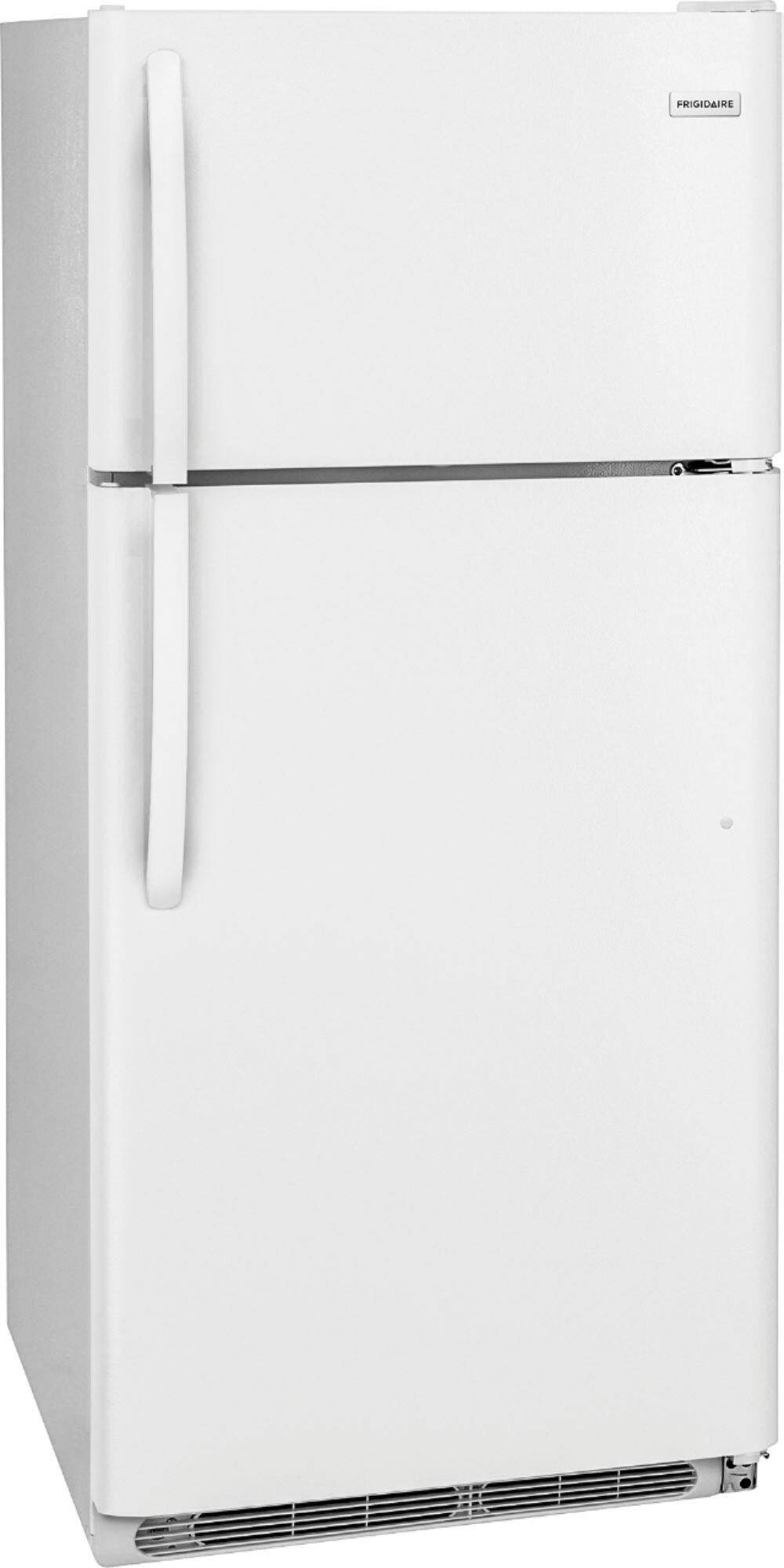 Angle. Frigidaire - 18.1 Cu. Ft. Top-Freezer Refrigerator - White.