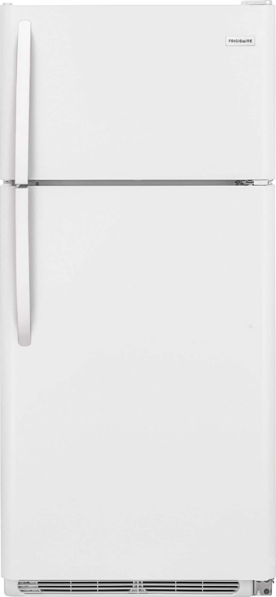 Frigidaire - 18.1 Cu. Ft. Top-Freezer Refrigerator - White - Front_Zoom