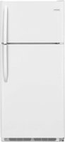 Frigidaire - 18.1 Cu. Ft. Top-Freezer Refrigerator - White - Front_Zoom