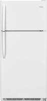 Frigidaire - 18.1 Cu. Ft. Top-Freezer Refrigerator - White - Front_Zoom