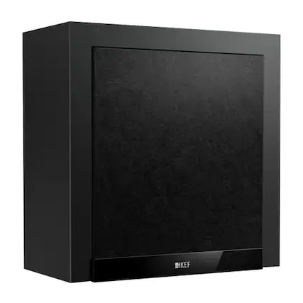 Front. KEF - T Series 10" 250W Subwoofer - Black.