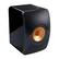 Angle. KEF - LS50 5-1/4" 2-Way Studio Monitors (Pair) - High Gloss Piano Black.